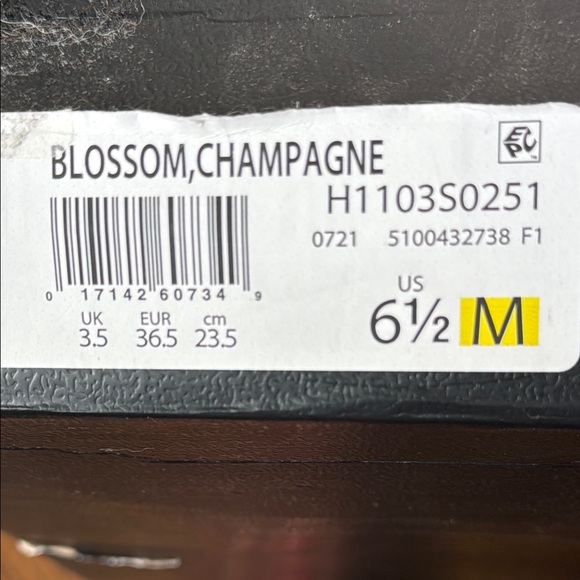 Naturalizer Silver Holographic Sandals with Low Heel - Picture 3 of 3